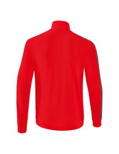 Erima Essential Team Tracktop Sports Jacket - comfortable, ribbed cuffs, side pockets red/grey boys